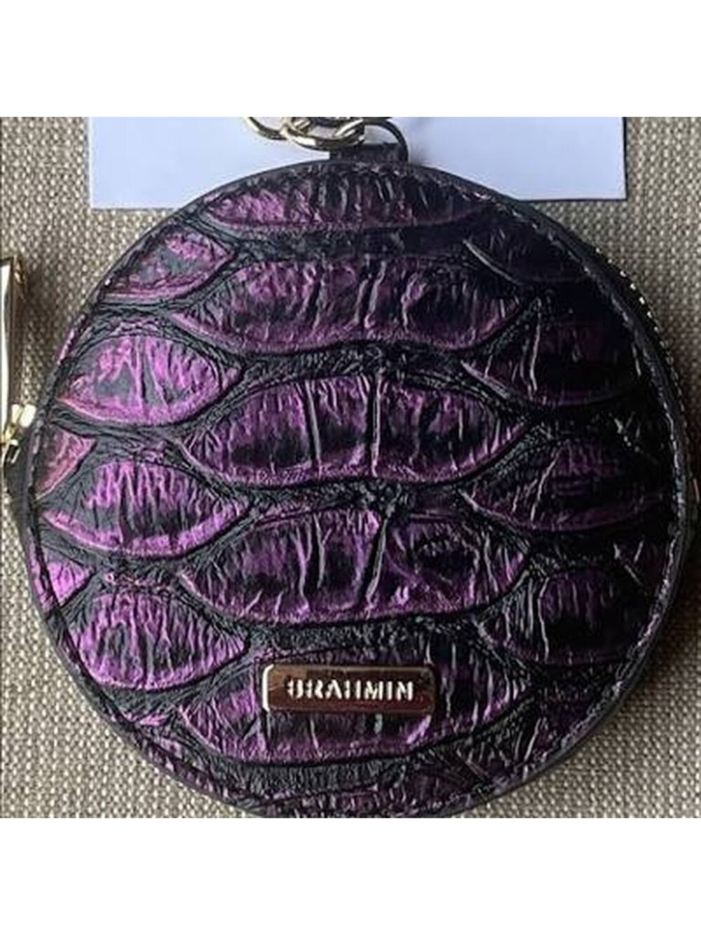 Brahmin Circle Coin Purse | NWT | Passion Purple